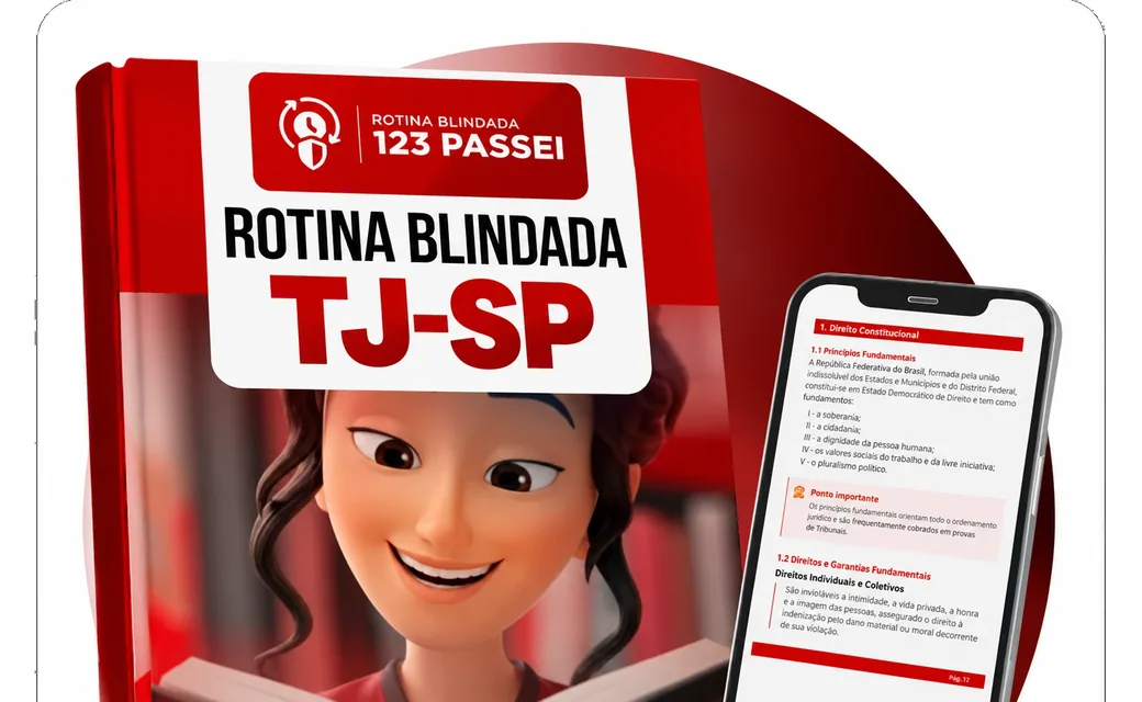 Mockup do bônus Rotina Blindada TJ-SP