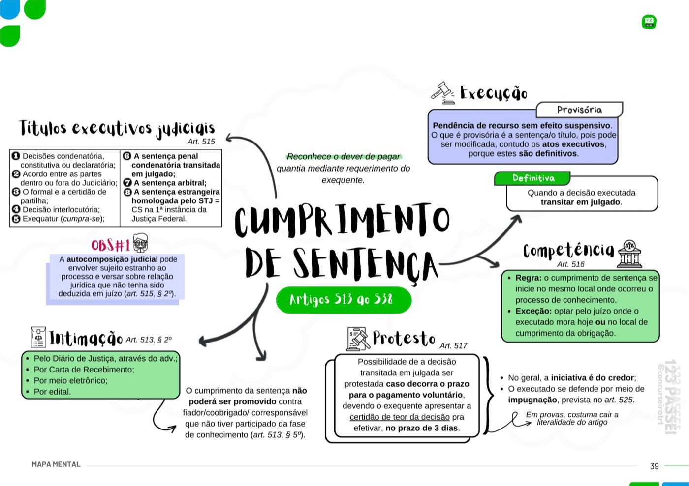 Exemplo de mapa mental incluso no material (5 de 6)